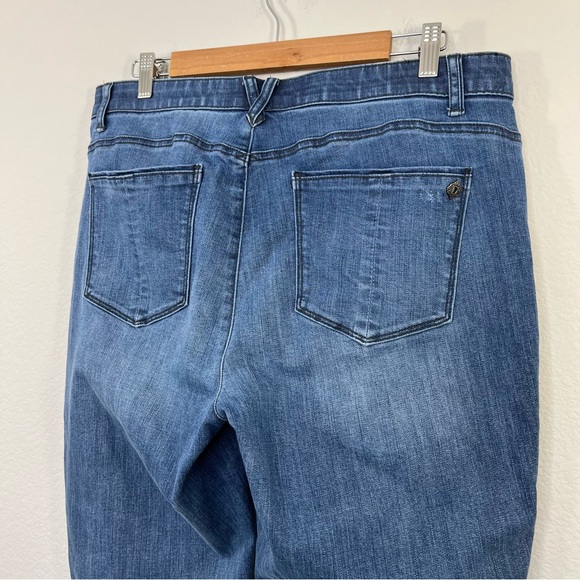 Democracy Ab"solution Blue Denim Girlfriend Jean size 14 - Picture 5 of 10